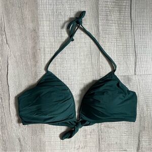 LENNY NIEMEYER Green Halter Swim Bra Top Size Large